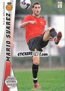 Cromo Mario Suarez - Liga BBVA 2008-2009. Megacracks
 - Panini