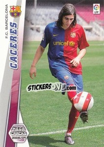 Sticker Martín Cáceres - Liga BBVA 2008-2009. Megacracks
 - Panini