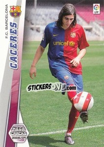 Figurina Martín Cáceres - Liga BBVA 2008-2009. Megacracks
 - Panini