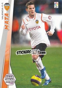 Sticker Mata - Liga BBVA 2008-2009. Megacracks
 - Panini