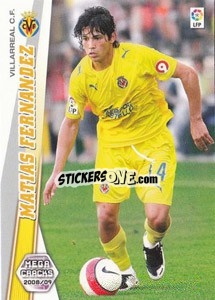 Sticker Matias Fernandez - Liga BBVA 2008-2009. Megacracks
 n. 357 - Panini