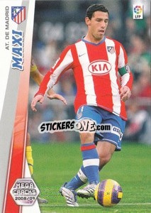 Sticker Maxi Rodriguez - Liga BBVA 2008-2009. Megacracks
 n. 48 - Panini