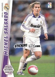 Sticker Michel Salgado - Liga BBVA 2008-2009. Megacracks
 n. 148bis - Panini