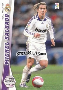 Sticker Michel Salgado - Liga BBVA 2008-2009. Megacracks
 - Panini