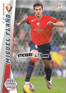 Sticker Miguel Flaño - Liga BBVA 2008-2009. Megacracks
 n. 222 - Panini