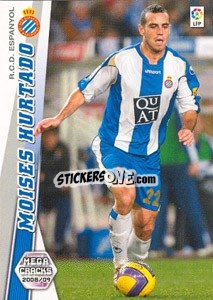 Sticker Moises Hurtado - Liga BBVA 2008-2009. Megacracks
 n. 116 - Panini