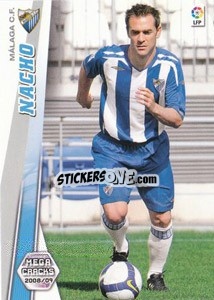 Figurina Nacho - Liga BBVA 2008-2009. Megacracks
 - Panini