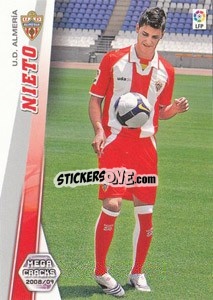 Figurina Nieto - Liga BBVA 2008-2009. Megacracks
 - Panini