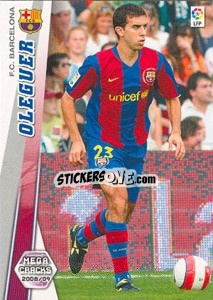Sticker Oleguer - Liga BBVA 2008-2009. Megacracks
 - Panini