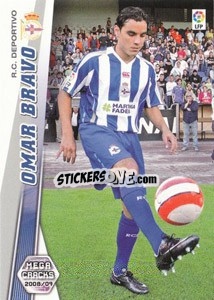 Sticker Omar Bravo - Liga BBVA 2008-2009. Megacracks
 n. 437 - Panini