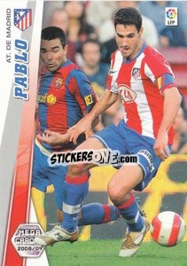 Figurina Pablo - Liga BBVA 2008-2009. Megacracks
 - Panini