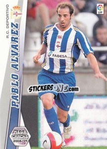 Sticker Pablo Alvarez - Liga BBVA 2008-2009. Megacracks
 - Panini