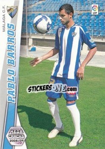Cromo Pablo Barros - Liga BBVA 2008-2009. Megacracks
 n. 471 - Panini