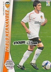 Sticker Pablo Hernandez - Liga BBVA 2008-2009. Megacracks
 - Panini