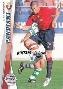 Sticker Pandiani - Liga BBVA 2008-2009. Megacracks
 - Panini