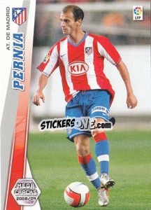 Figurina Pernia - Liga BBVA 2008-2009. Megacracks
 - Panini