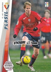 Figurina Plasil - Liga BBVA 2008-2009. Megacracks
 - Panini