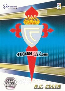 Sticker R.C. Celta - Liga BBVA 2008-2009. Megacracks
 - Panini