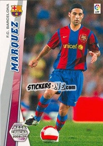 Sticker Rafael Marquez - Liga BBVA 2008-2009. Megacracks
 - Panini