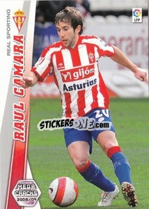 Figurina Raul Camara - Liga BBVA 2008-2009. Megacracks
 - Panini