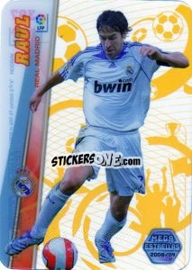 Sticker Raul González - Liga BBVA 2008-2009. Megacracks
 n. 387 - Panini