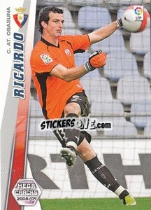 Sticker Ricardo - Liga BBVA 2008-2009. Megacracks
 - Panini