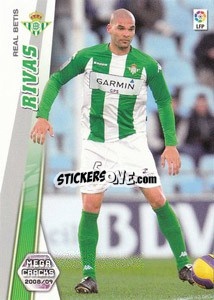 Sticker Rivas - Liga BBVA 2008-2009. Megacracks
 - Panini