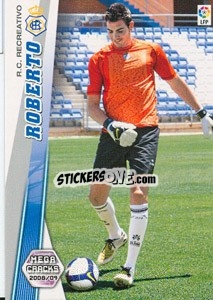Sticker Roberto - Liga BBVA 2008-2009. Megacracks
 - Panini