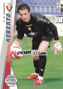 Cromo Roberto - Liga BBVA 2008-2009. Megacracks
 - Panini