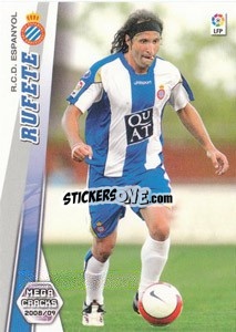 Figurina Rufete - Liga BBVA 2008-2009. Megacracks
 - Panini