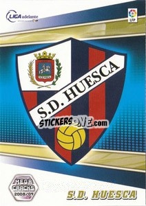 Figurina S.D. Huesca - Liga BBVA 2008-2009. Megacracks
 - Panini