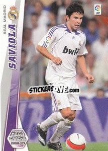 Sticker Saviola - Liga BBVA 2008-2009. Megacracks
 - Panini