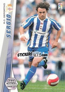 Sticker Sergio - Liga BBVA 2008-2009. Megacracks
 n. 100 - Panini