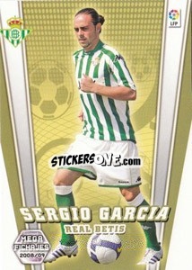 Figurina Sergio Garcia - Liga BBVA 2008-2009. Megacracks
 - Panini