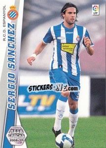 Figurina Sergio Sanchez - Liga BBVA 2008-2009. Megacracks
 - Panini