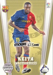 Sticker Seydou Keita - Liga BBVA 2008-2009. Megacracks
 n. 500 - Panini