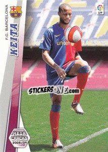 Sticker Seydou Keita - Liga BBVA 2008-2009. Megacracks
 - Panini