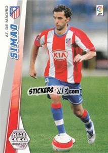 Sticker Simao - Liga BBVA 2008-2009. Megacracks
 n. 50 - Panini