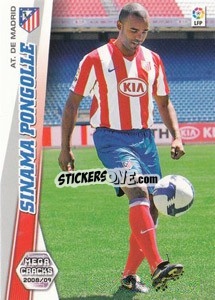 Sticker Sinama Pongolle - Liga BBVA 2008-2009. Megacracks
 n. 445 - Panini