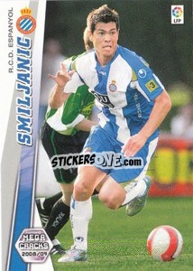Sticker Smiljanic - Liga BBVA 2008-2009. Megacracks
 - Panini