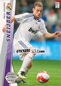 Cromo Sneijder - Liga BBVA 2008-2009. Megacracks
 - Panini