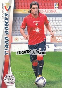 Figurina Tiago Gomes - Liga BBVA 2008-2009. Megacracks
 - Panini