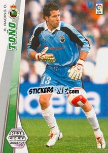 Sticker Toño - Liga BBVA 2008-2009. Megacracks
 n. 236 - Panini