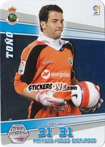 Sticker Toño - Liga BBVA 2008-2009. Megacracks
 n. 401 - Panini