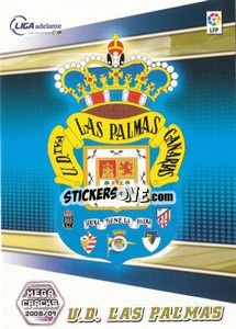 Sticker U.D. Las Palmas - Liga BBVA 2008-2009. Megacracks
 - Panini