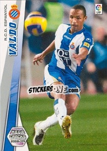 Sticker Valdo - Liga BBVA 2008-2009. Megacracks
 - Panini