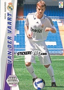 Figurina Van Der Vaart - Liga BBVA 2008-2009. Megacracks
 - Panini