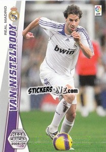 Sticker Van Nistelrooy - Liga BBVA 2008-2009. Megacracks
 n. 162 - Panini