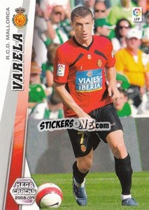 Sticker Varela - Liga BBVA 2008-2009. Megacracks
 - Panini