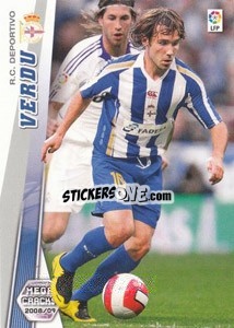 Cromo Verdu - Liga BBVA 2008-2009. Megacracks
 - Panini